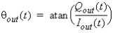 Theta out equation.