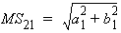 M S sub 2 1 equation.