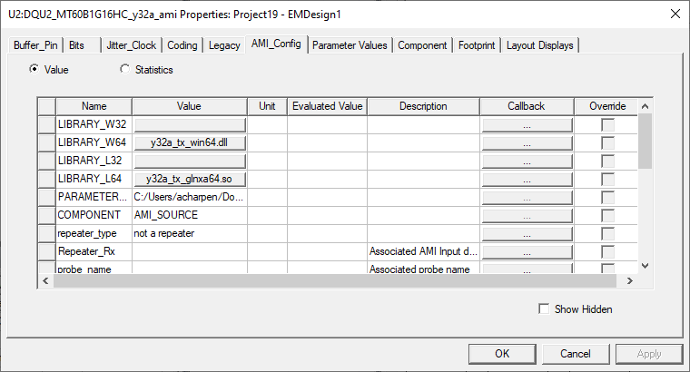 Importing a Bi-directional AMI Transmitter/Receiver