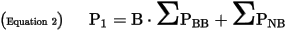 Total interference power equation.