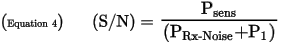 Signal to Noise ratio