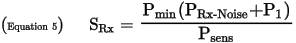 Rx susceptibility equation.