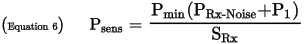Sensitivity equation.