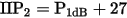 Input Intercept Points approximation.