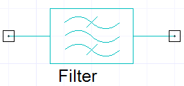 Filter circuit symbol.