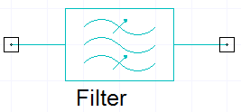 Filter circuit symbol.