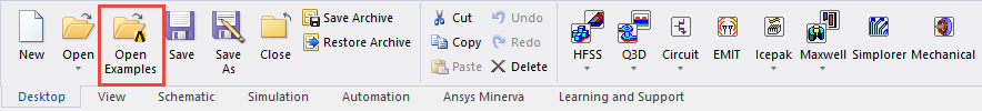 Open Examples on Ribbon