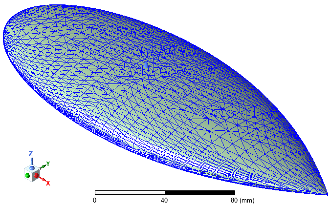 total monostatic radar cross section versus angle IWavePhi for vertical polarization