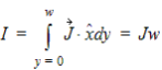 Current integral equation