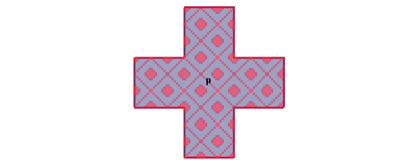 Cross waveguide model with no integration line.