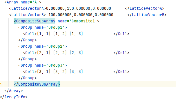 Metadata header files example.