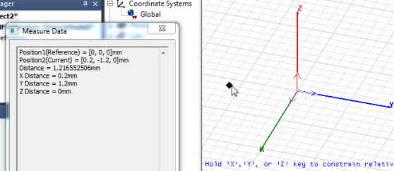 Measure Data dialog.