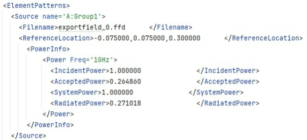 Metadata header files example.
