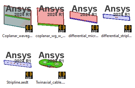 Transmission line example graphics