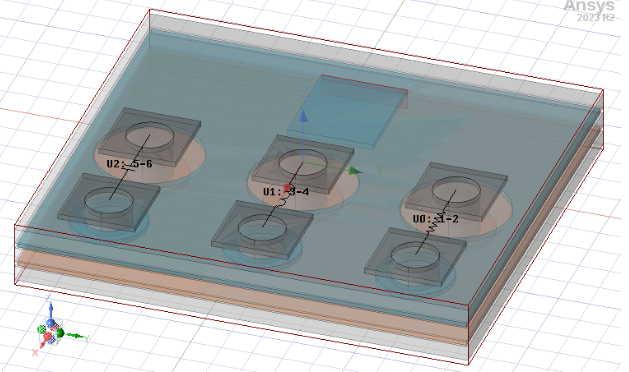Layout Component in HFSS modeler window