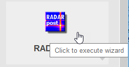 RADARpost icon.