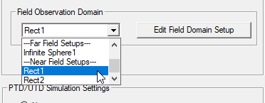 Field Observation Domain set to Rect1.