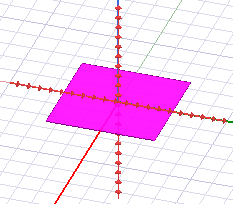 Parametric antenna model shown as current source representation.
