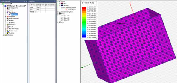Model with visible radiation boundary.