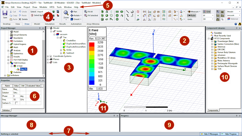 Ansys Software Interface Key Function Overview of the Interface