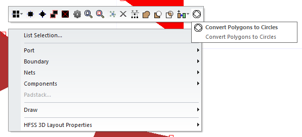 Convert Polygons to Circles Button