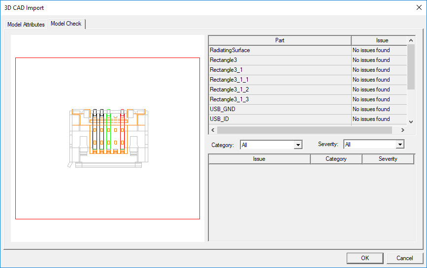 3D CAD Import Model Check