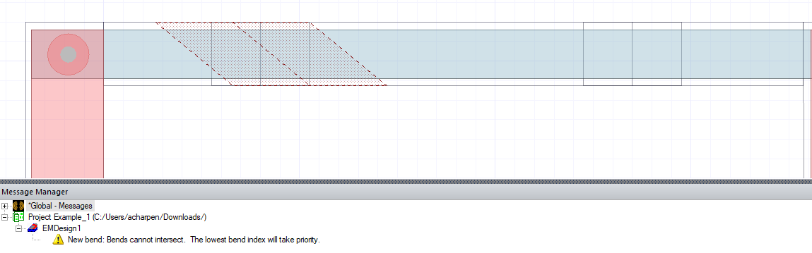 Error Message in Layout Editor
