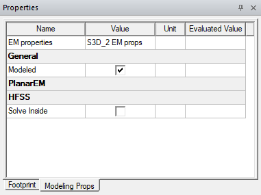 Properties > Modeling Props > 3D Components