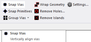Snap Vias