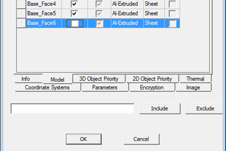 Create a 3D Component. Model tab.