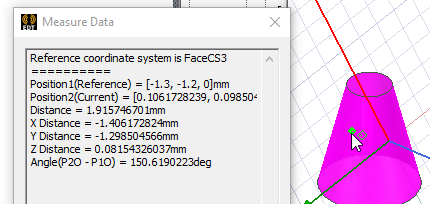 Measure Data dialog.