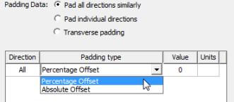 Padding Data set to Pad all directions similarily.