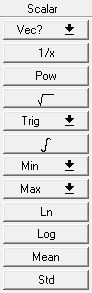Scalar command options.