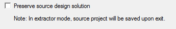 Icepak mesh link setup link preserve source design check box.