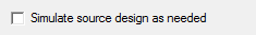 Icepak mesh link setup link simulate source design as needed check box.