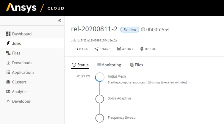Portal Web Interface.