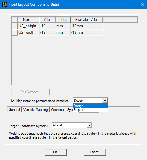 Parameter Layout Design Adding a 3D Layout Component