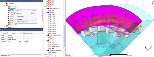 Changing Properties and Reassigning Mesh Operations