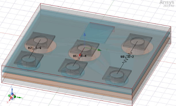 Layout Component in HFSS modeler window