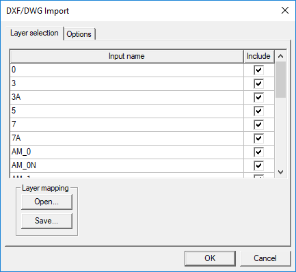 DXF/DWG Import DXF/DWG Import