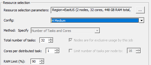 Resource Selection groupbox.
