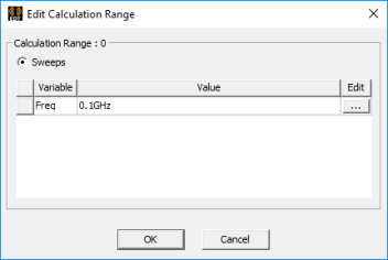 Edit Calculation Range Edit Calculation Range