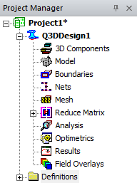 Project Manager Tree