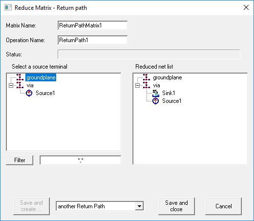 Reduce Matrix, Return Path