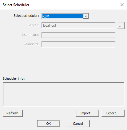 Select Scheduler