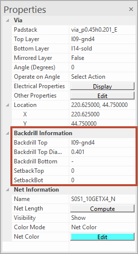 Backdrill Information