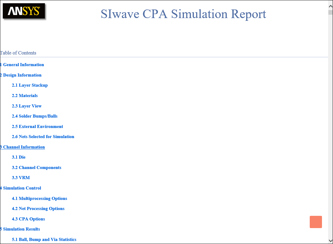 CPA Simulation Report