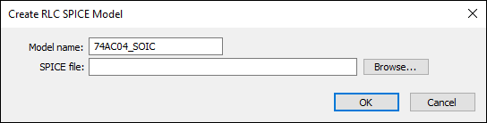 Create RLC Spice Model