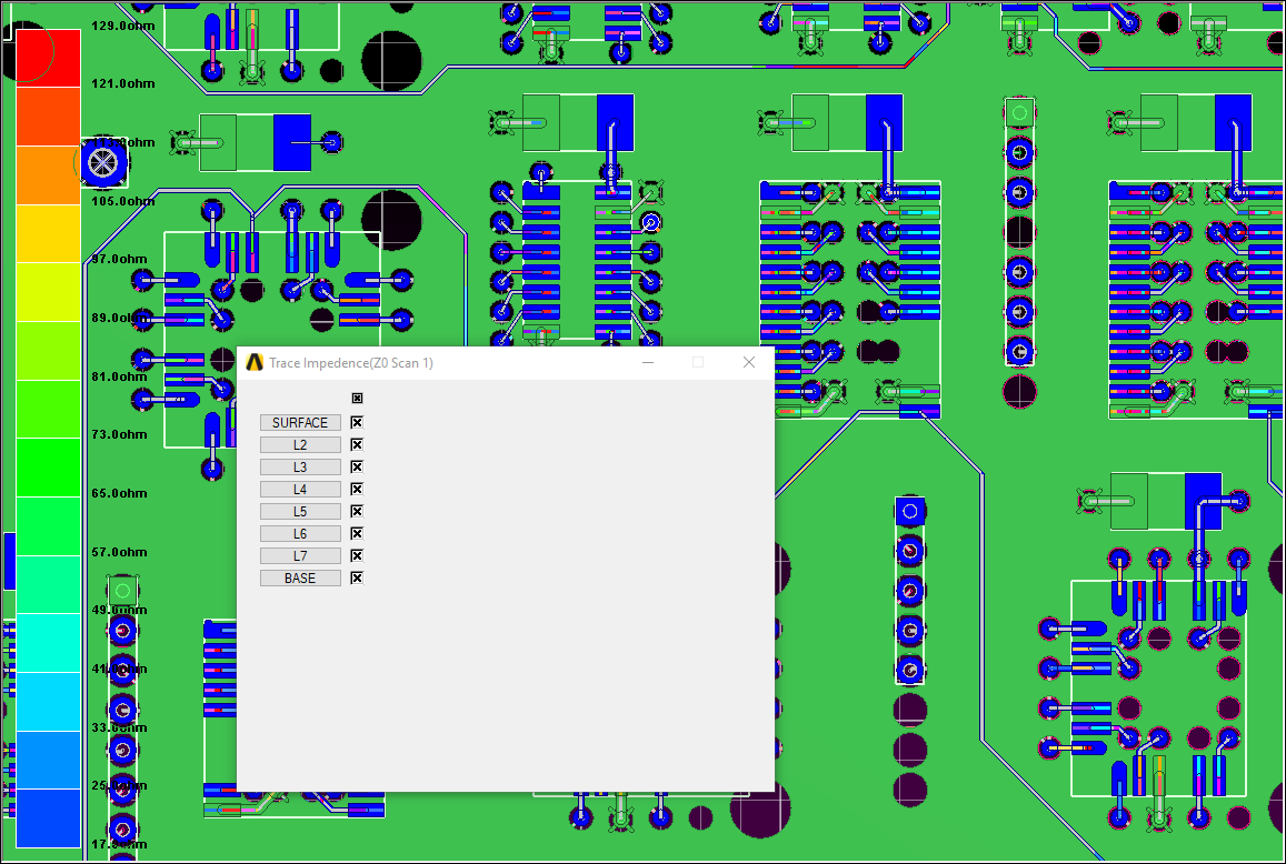 Display Trace Impedance