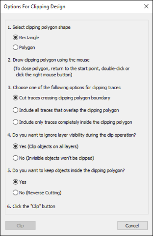 Options for Clipping Design